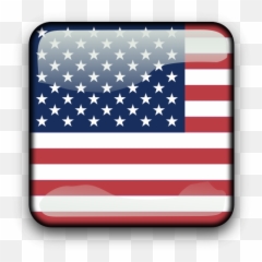 Us - United States Flag Square Icon Emoji,American Flag Emoji Twitter