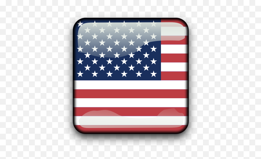Us - United States Flag Square Icon Emoji,American Flag Emoji Twitter