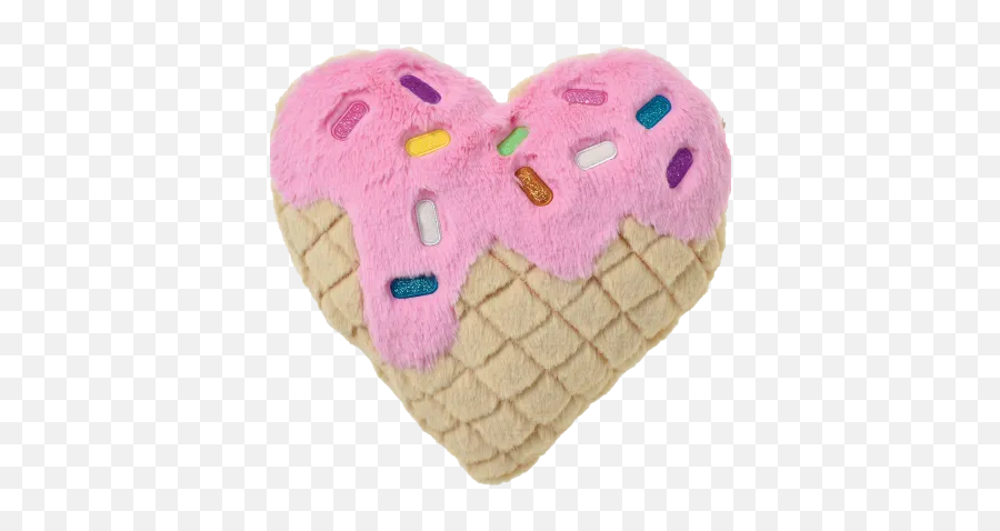Heart Themed Gift Ideas - Ice Cream Cone Emoji,Black Heart Emoji Pillow
