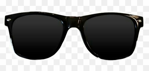 glasses popular black cool retro birthday - Sunglass Png Emoji