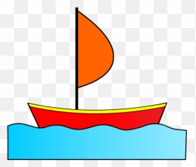 Sailboat free clip art pictures of boats 2 - Clipartix Orange Boat Drawing Emoji