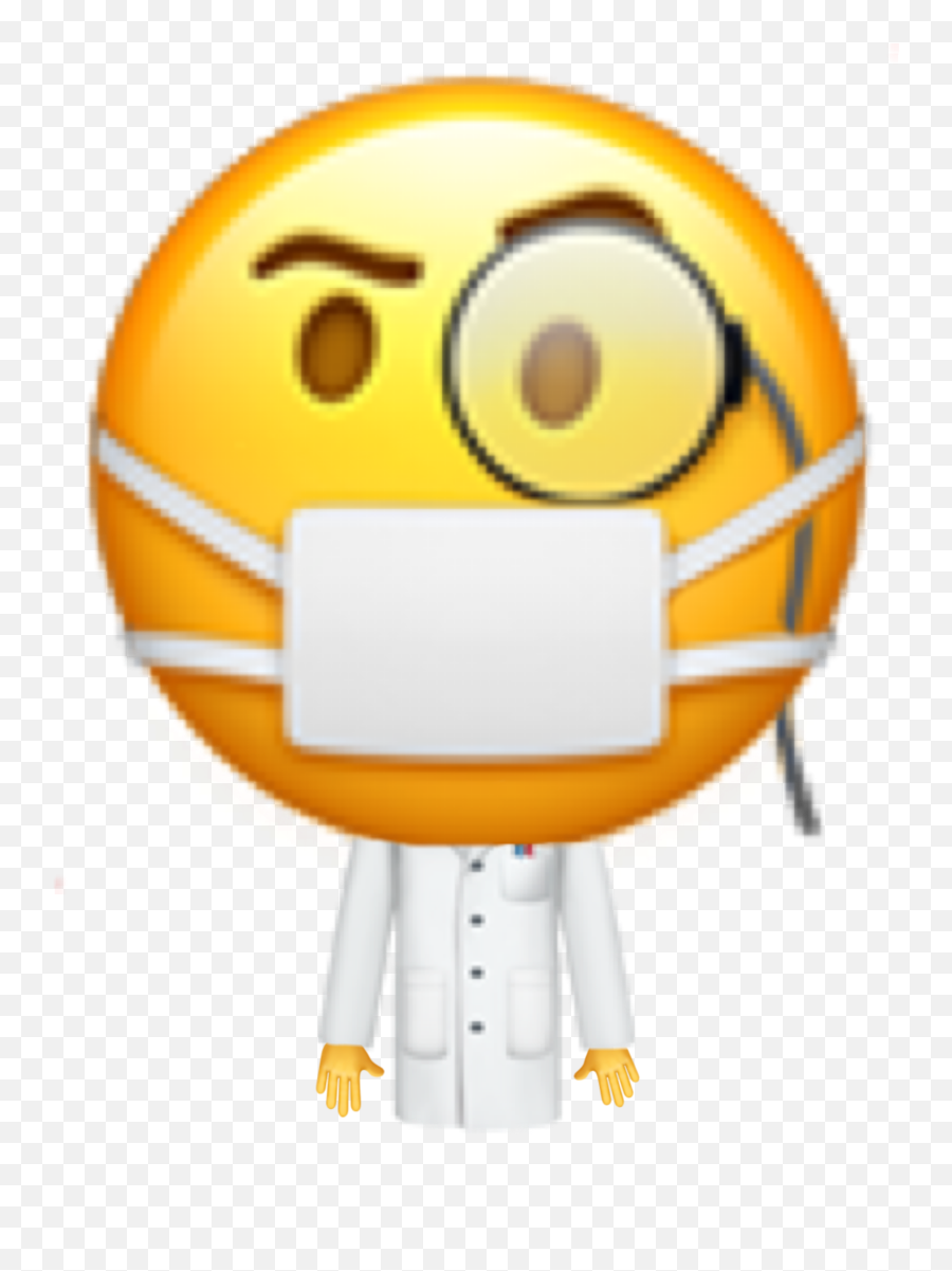 Doctor Emoji Emojiremix Sticker - Face With Monocle Emoji,Emoji For Doctor