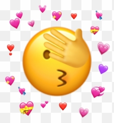 Heart Heartemoji Emoji Awkward Sticker - Happy