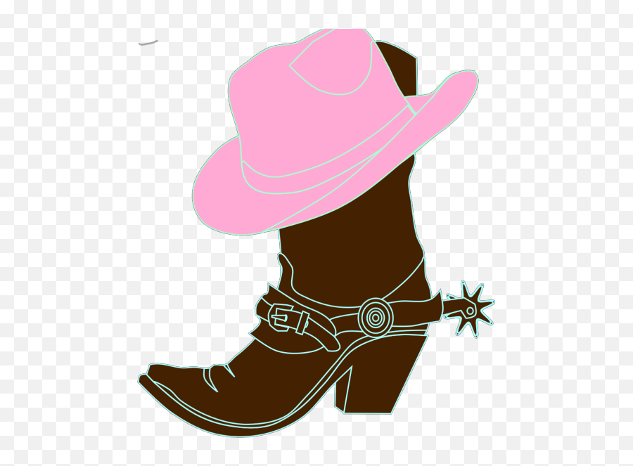 Cowgirl Hat And Boot Png Svg Clip Art For Web - Download Blue Cowboy Boots Clipart Emoji,Boot Emoji