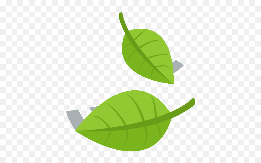 Leaf Fluttering In Wind Nature Gif - Arti Emoticon Daun Hijau Emoji,Windy Emoji