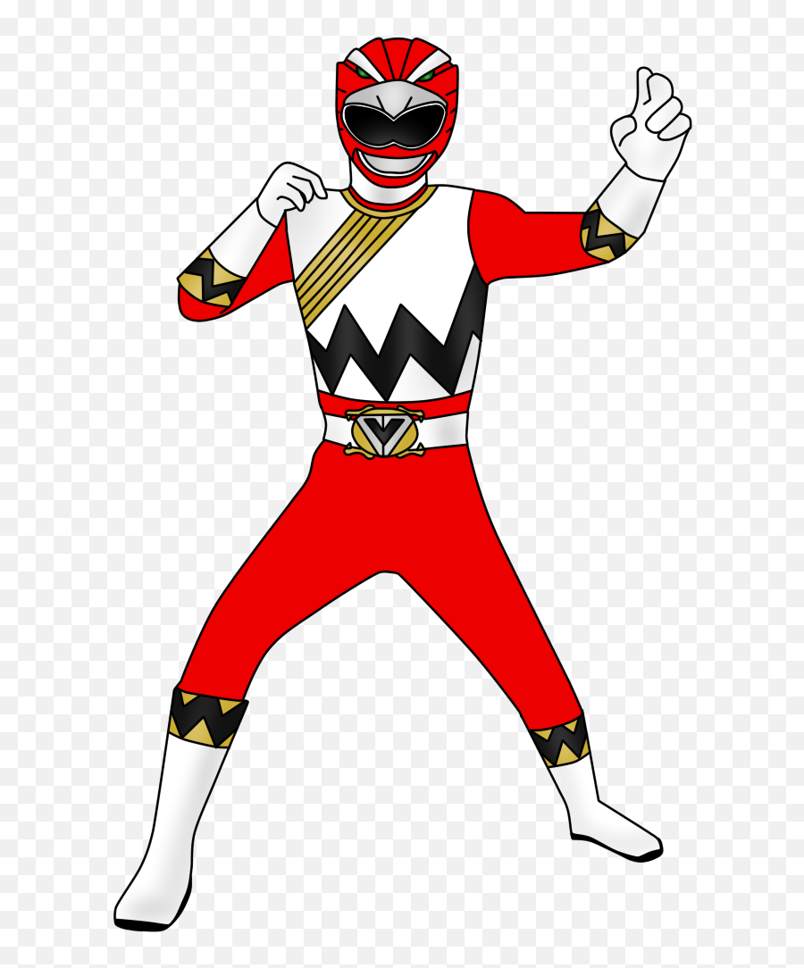 Red Power Ranger Clipart - Red Power Ranger Clipart Emoji,Power Ranger Emoji