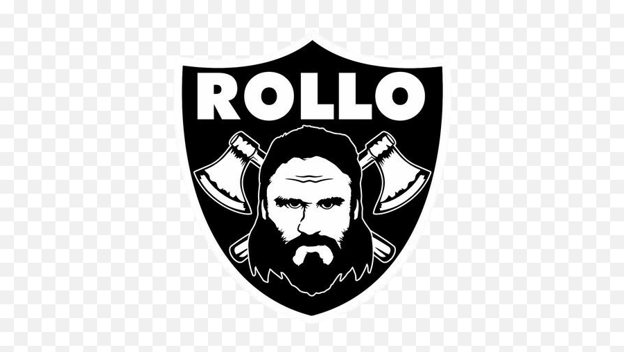 Rollo Television Vikings Black Sticker By Amanda - Hair Design Emoji,Vikings Emoji