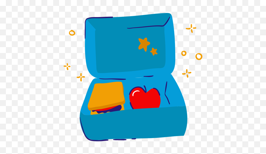 Lunch Box Flat - Lonchera Png Emoji,Emoji Lunch Box