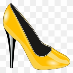 Fashion Footwear Gold - Gold High Heels Transparent Emoji,Emoji Converse Shoes