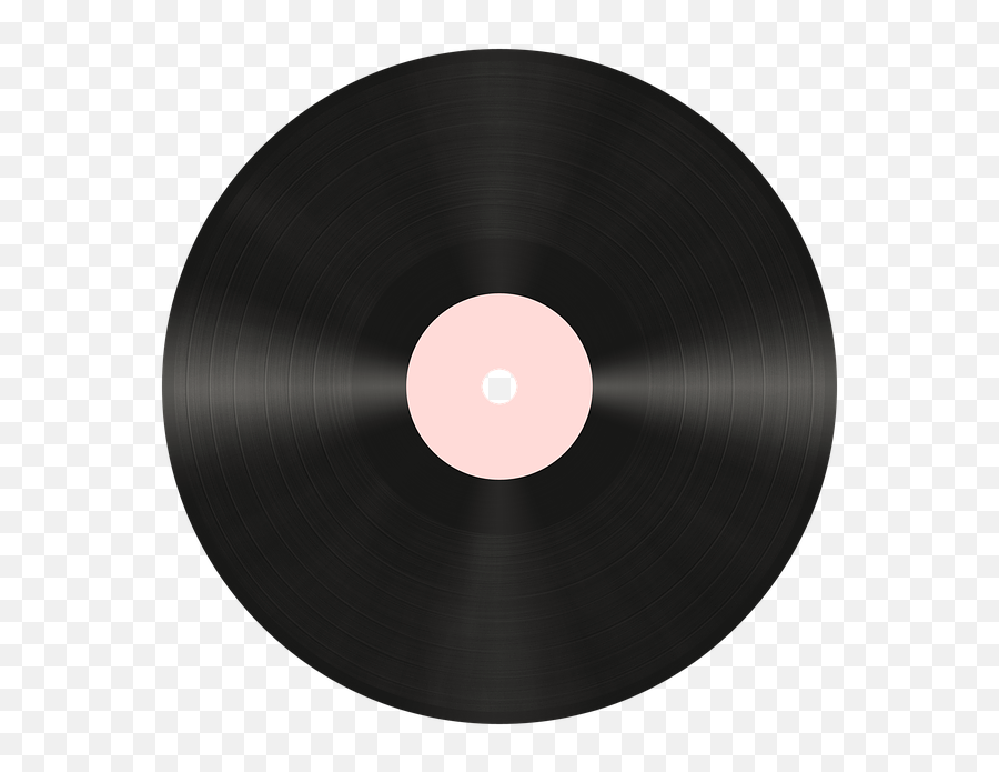 Vinyl Record Music Album - Circle Emoji,Vinyl Record Emoji