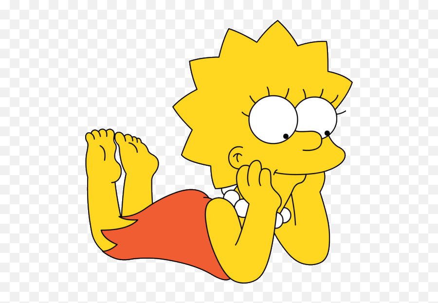 Lisa Simpson Laying Down - Lisa Simpson Laying Down Emoji,Laying Emoji