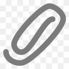 Attach File Icon - Calligraphy Emoji