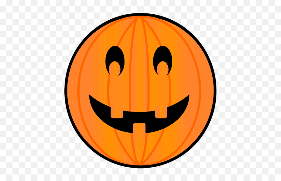 Color Image Of Carved Pumpkin For Halloween Celebration - Pumpkin Happy Face Halloween Emoji,O/ Emoticon