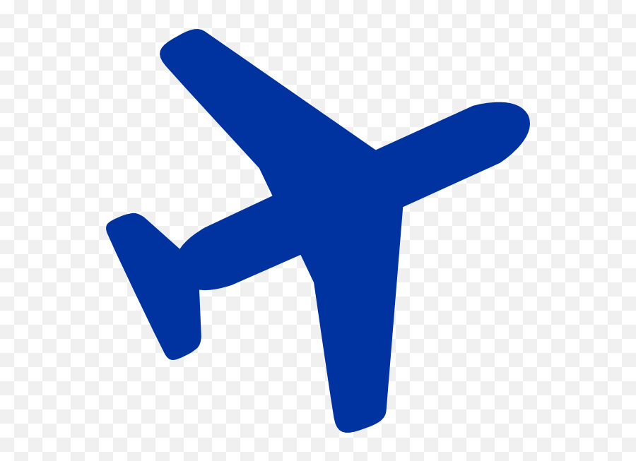 Transparent Background Airplane Clipart - Blue Airplane Clipart Emoji,Plane Emoji Transparent