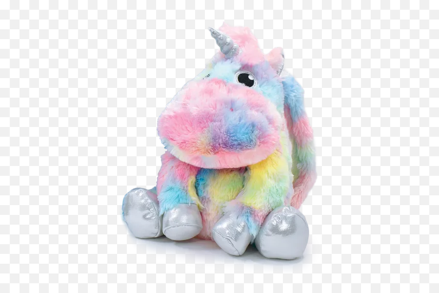Unicorn Tie Dye Furry Backpack - Stuffed Toy Emoji,Unicorn Emoji Phone Case