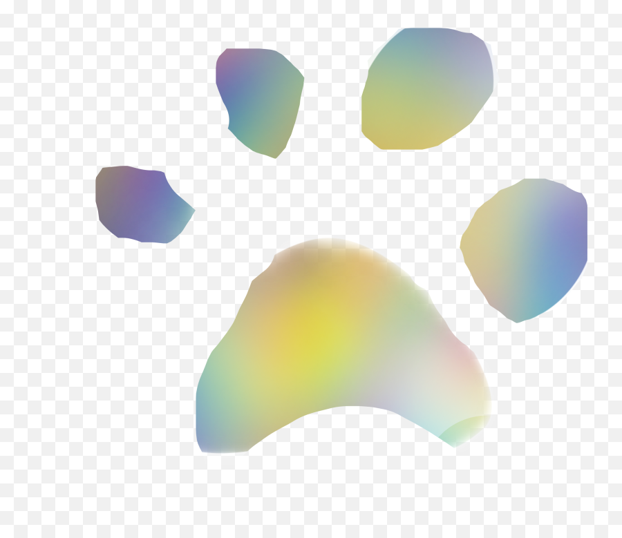 Rainbow Paw Print Pawprint - Sticker By Ajay Shell Emoji,Paw Print Emoji