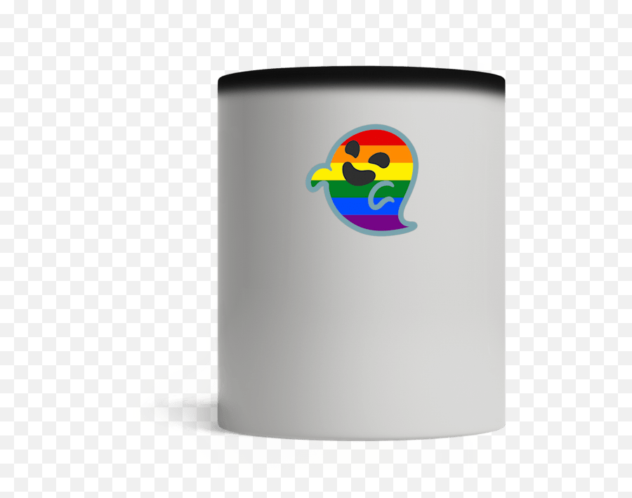 Gay Pride Android Ghost Emoji Shirt - Crescent,Gay Pride Flag Emoji