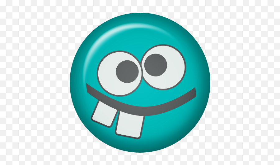 Dh Smiley Bleu Surpris - Émoticône Clipart Cartoon Circle Emoji,Dracula Emoji