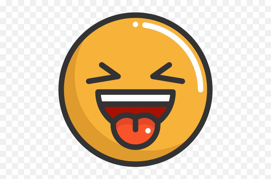 Laughing Emoticons Emoji Feelings Smileys Icon - Lol Emoji Clipart Black And White,Laughing Face Emoji