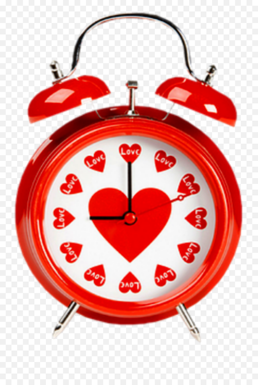 Relógio Vermelho Love Red Clock - Amajambo Y Urukundo Mu Kirundi Emoji,Red Alarm Emoji