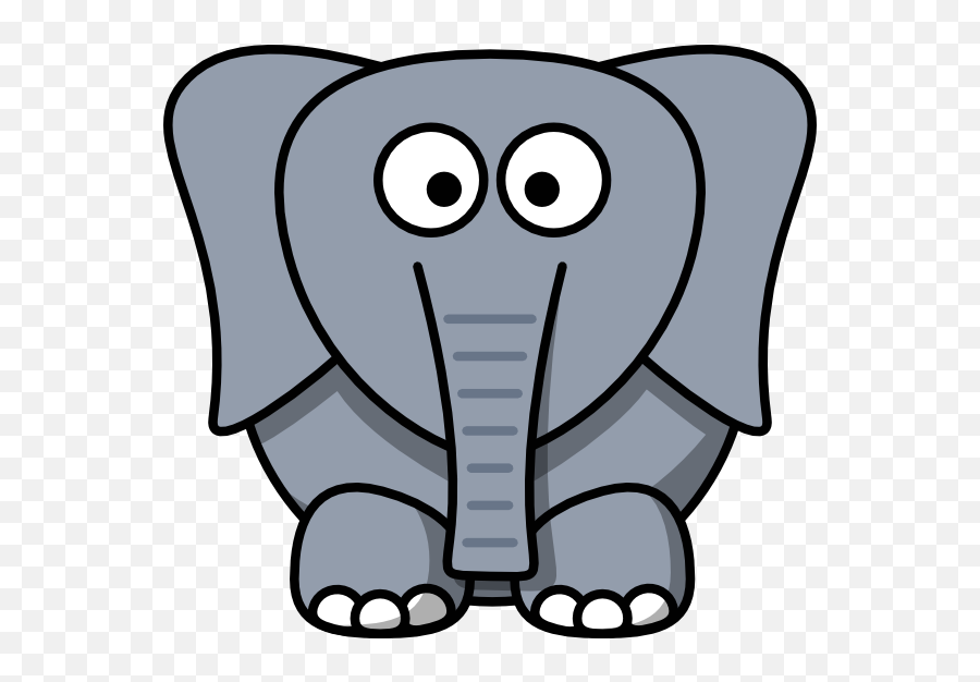 Faces Clipart Elephant Faces Elephant - Cartoon Elephant Clipart Emoji,Elephant Emoticon