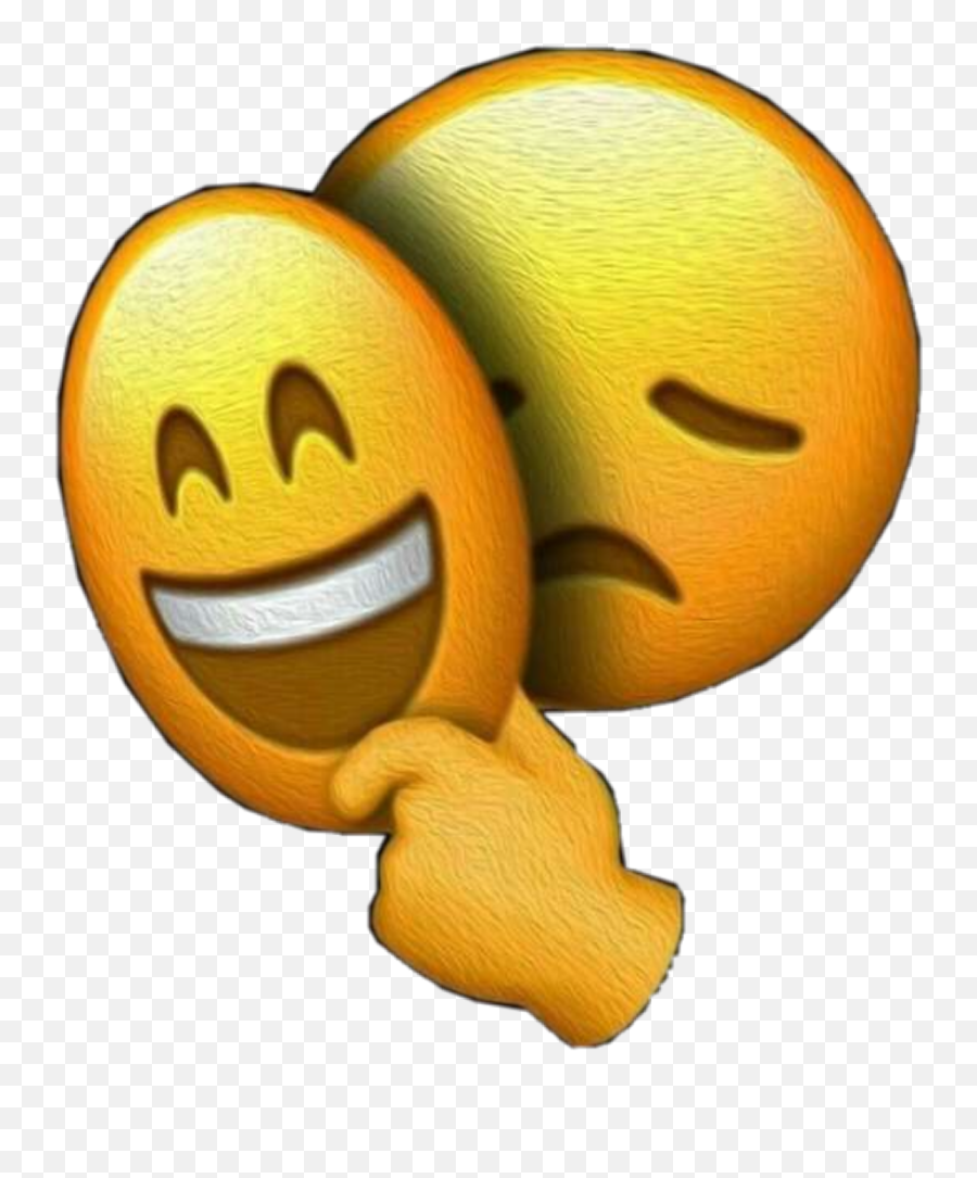 Interesting Emoji Sad Happy Sadboihours Freetoedit - Sad But Happy Face,Interesting Emoji