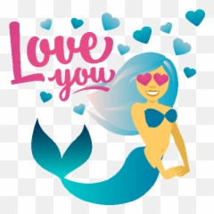 Gif - Mermaid Emoji