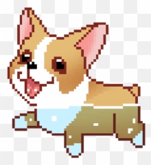 Clipart Dog Chihuahua Clipart Dog - Pixel Dog Swimming Gif Emoji,Chihuahua Emoji