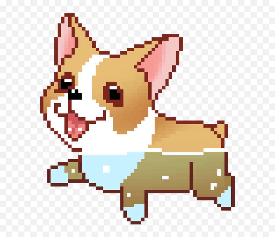 Clipart Dog Chihuahua Clipart Dog - Pixel Dog Swimming Gif Emoji,Chihuahua Emoji