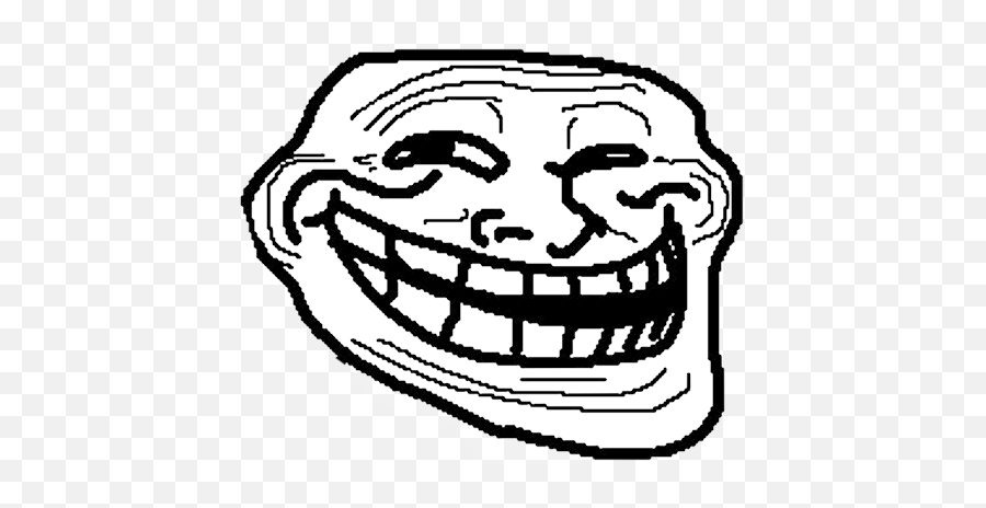 Troll Face Meme - Troll Face Transparent Emoji,Emoticon Meme