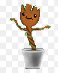 Top Groot Stickers For Android Ios - Dancing Groot Gif Transparent Emoji,Groot Emoji
