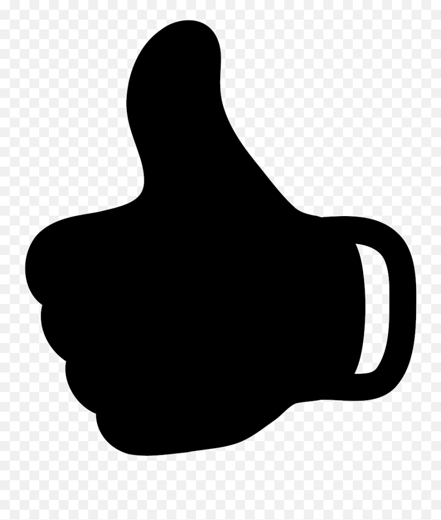 Thumb Up Black Hand Symbol Svg Png Icon Free Download - Good Hand Icon Png Emoji,Thumb Up Emoticon