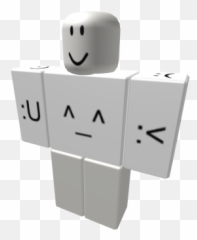 Transparent Emoticon Shirt - Old Roblox Character Studs Emoji