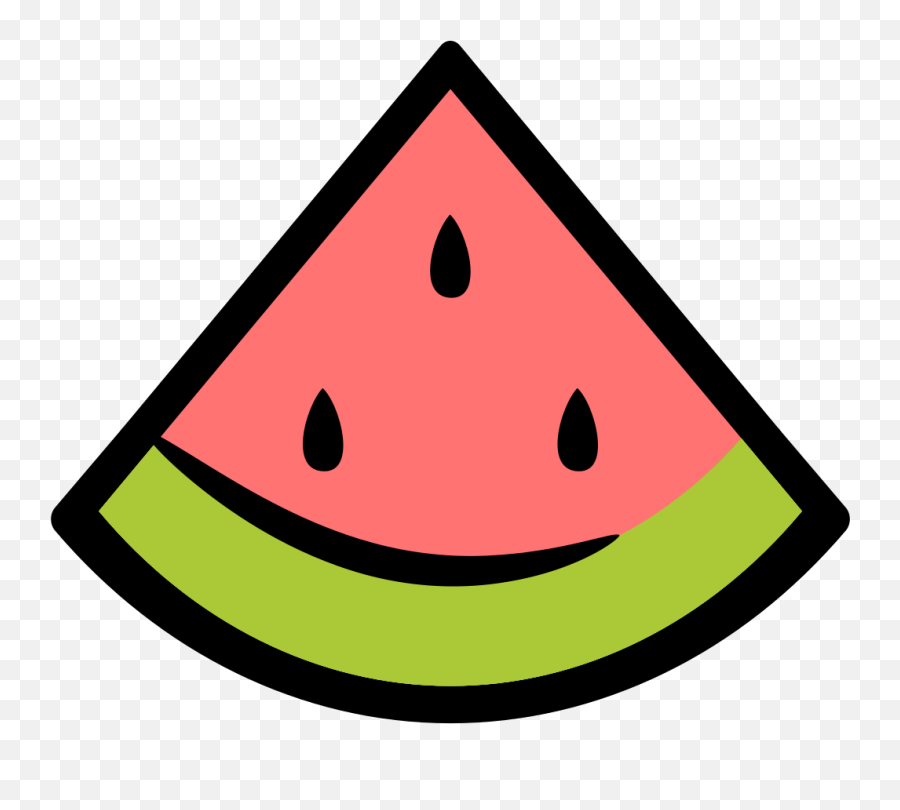 Watermelon Icon - Watermelon Slice Clip Art Emoji,Watermelon Emoji Png