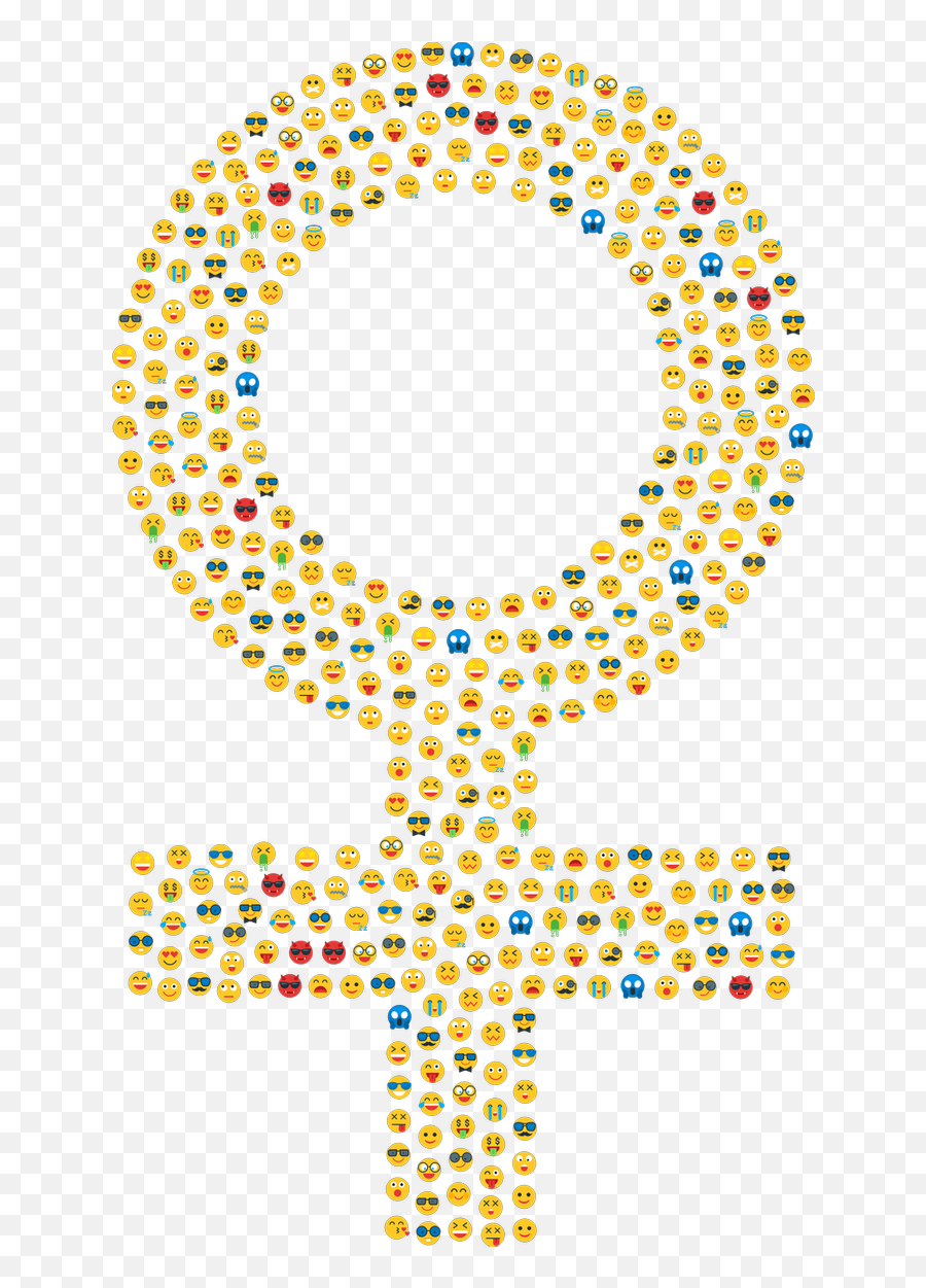 Female Symbol Emoji - Self Assembly Virus Like Particle,Female Symbol Emoji