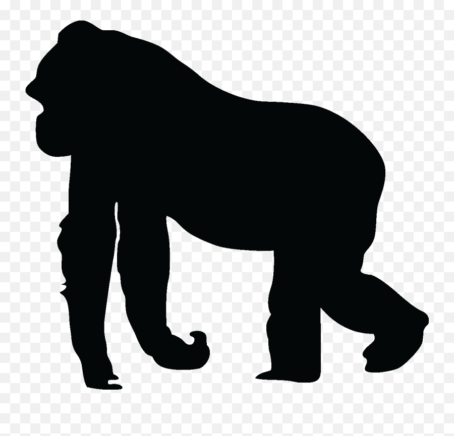The Best Free Gorilla Silhouette Images - Gorilla Silhouette Png Emoji,Gorilla Emoji