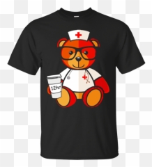 Teddy Bear Nurse Nursing T Shirt For - Gucci T Shirt Fake Comic Mickey Mouse Emoji,Nurse Emojis