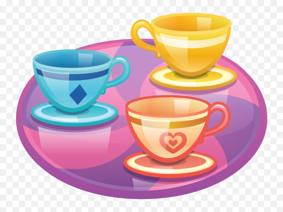 Disney Emoji Blitz - Disneyland Tea Cups Clipart,Tea Emoji