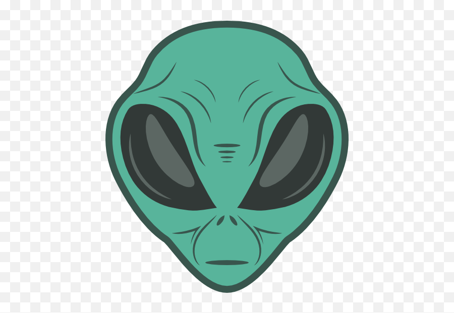 Blue Alien Face Sticker - Alien Face Emoji,Blue Alien Emoji