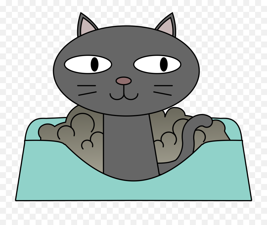 Kitty Litter Vector Clipart Image - Cat Litter No Background Clipart Emoji,100 Emoji No Background