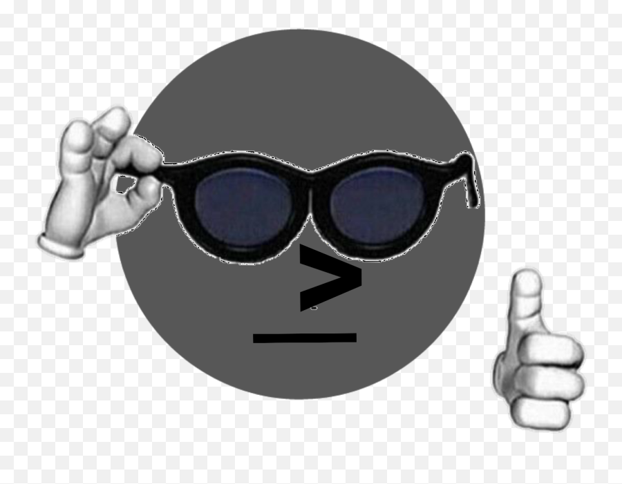 Memeatlas - Smiley Face Sunglasses Meme Emoji,Cool Guy Emoji
