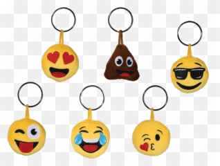 Emotion In Peluche Con Portachiavi - Emoji Keyring Transparent Background,Emotion Con
