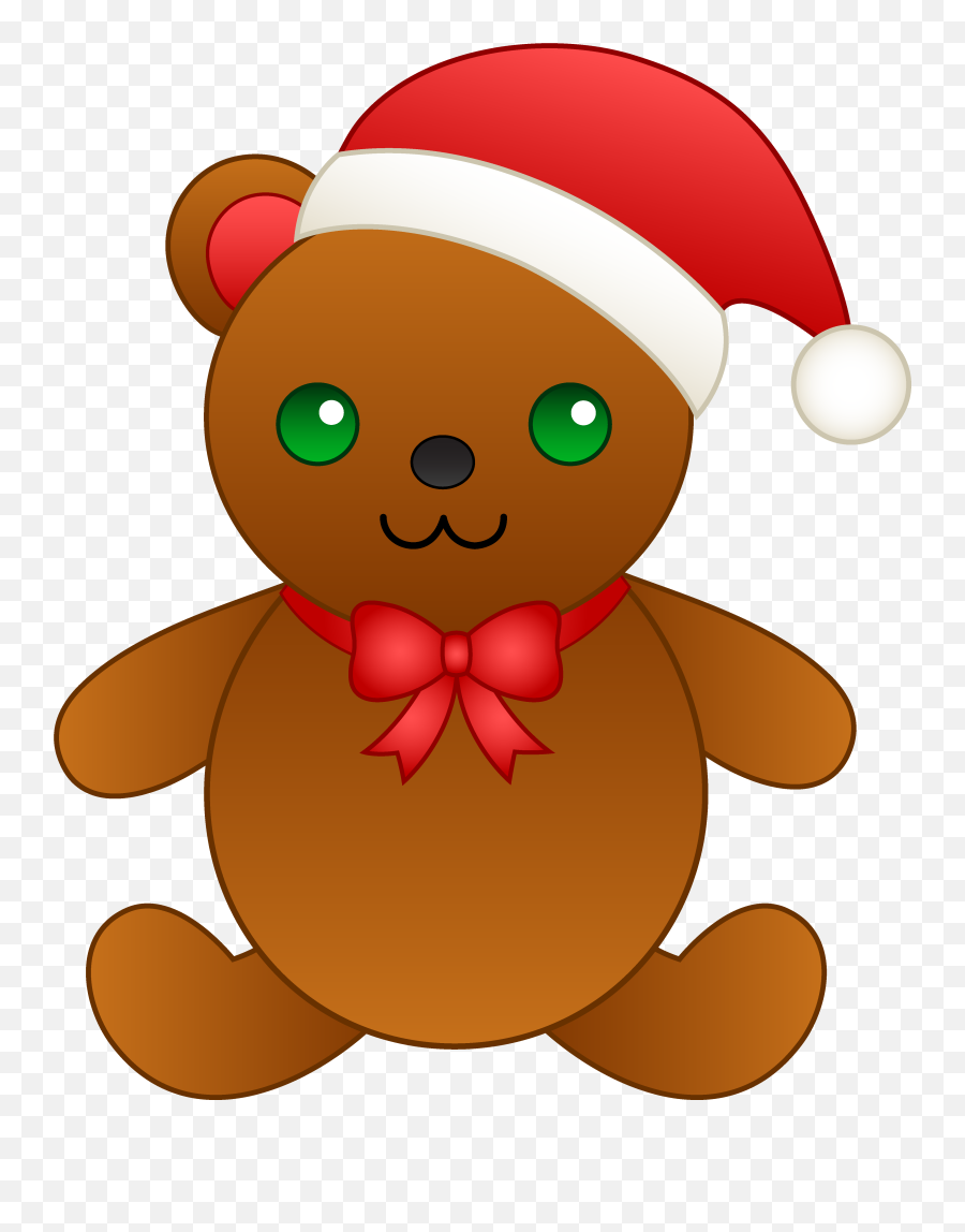 Free Teddy Bear Clipart Transparent Download Free Clip Art - Cartoon Christmas Pictures For Kids Emoji,Teddy Bear Emoji