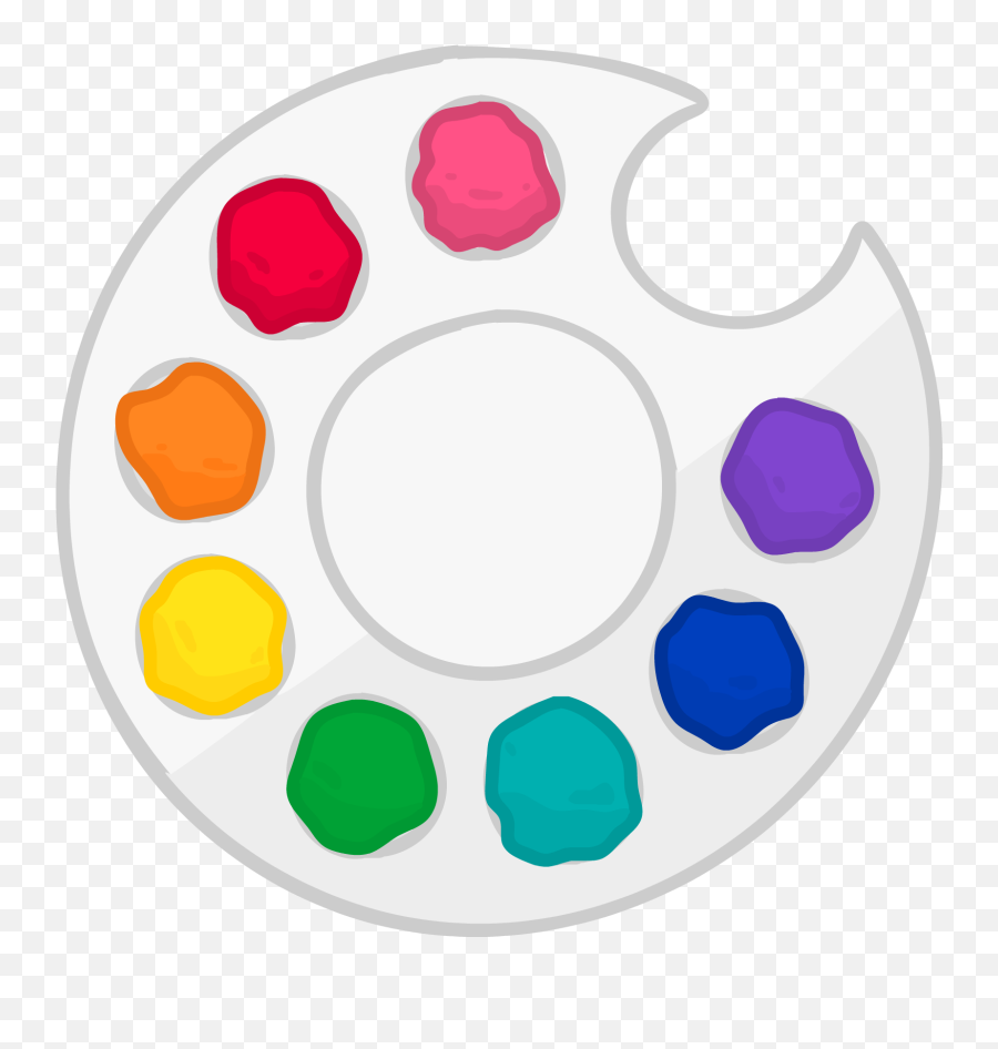 Palette Object Transparent Png - Palette Emoji,Paint Palette Emoji