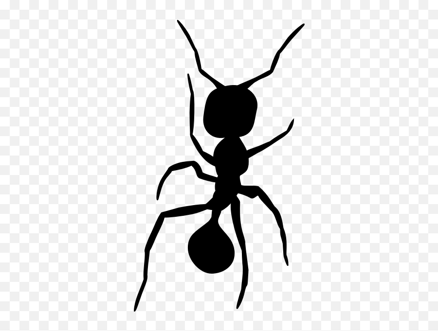Silhouette Vector Clip Art Of Ant Insect - Ant Emoji,How To Use Emojis On Windows 10
