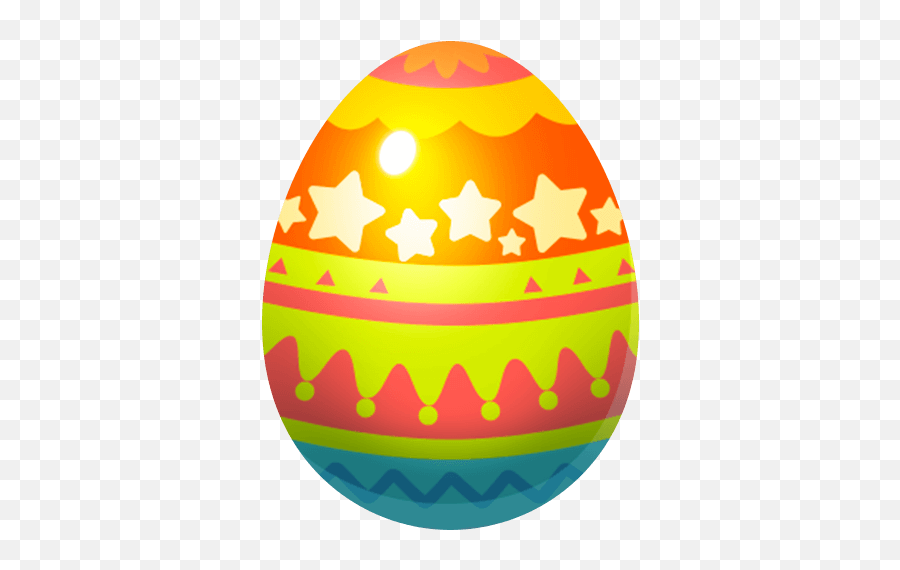 Easter Egg Eggs Multicolor - Sticker By Amanda Circle Emoji,Emoji Easter Egg