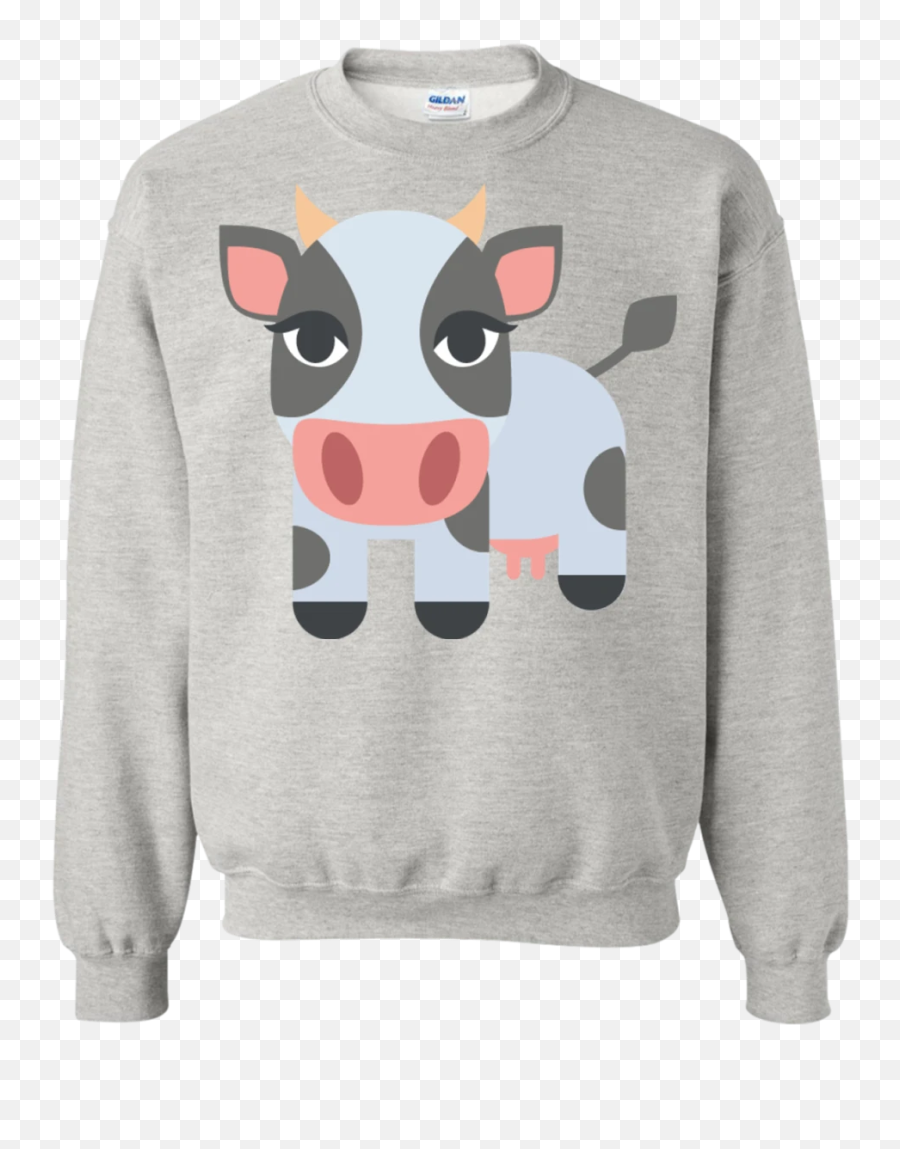 Cow Emoji Sweatshirt U2013 Wind Vandy - Sweater,Cow Emoji Text