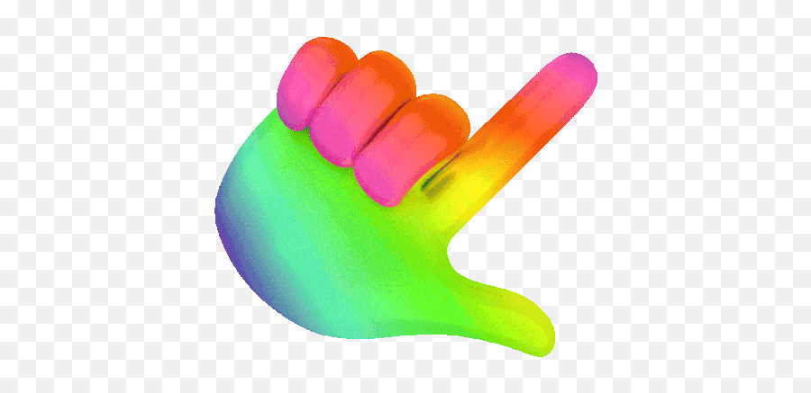 Emoji Finger Gun Gif - Emoji Fingergun Rainbow Discover U0026 Share Gifs Emoji Gif Rainbow,Rainbow Emoji