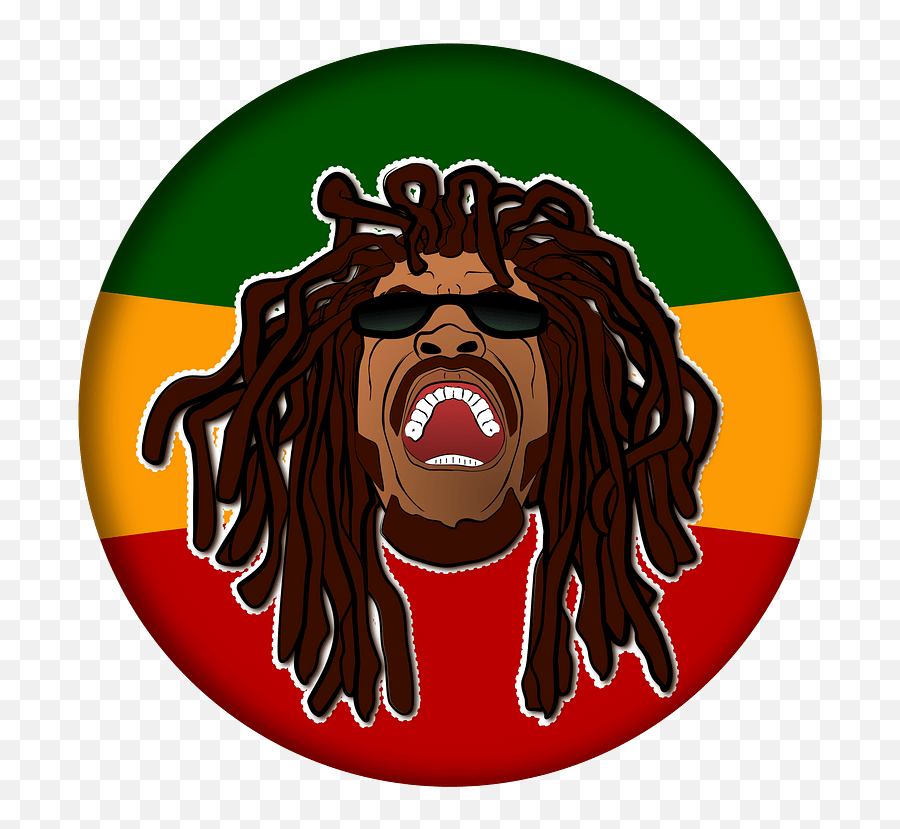 Rastafarian Head Clipart Free Download Transparent Png - Rastafarian Clipart Emoji,Shouting Emoji