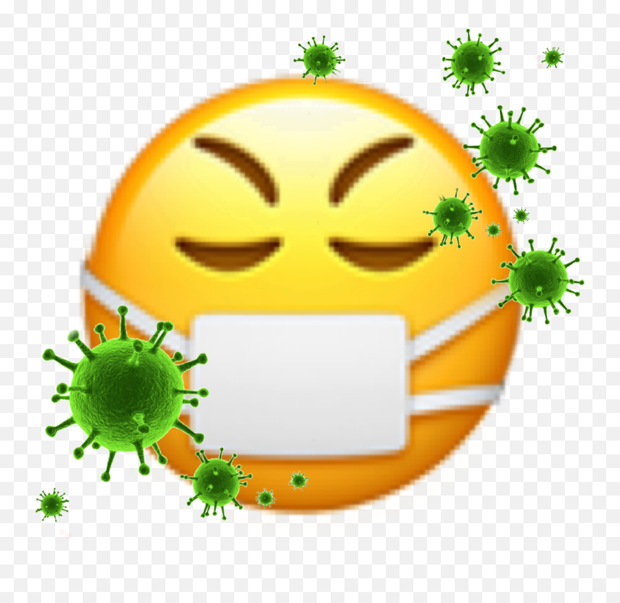 Corona Emoji Sick Germs Sticker By - Emojis We Need In 2020,Sick Emoji Png